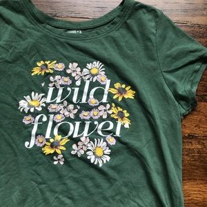 Girls Crazy 8 “Wild Flower” graphic Tee